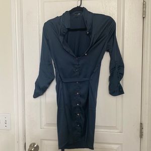 Fashion nova size small button up dress.